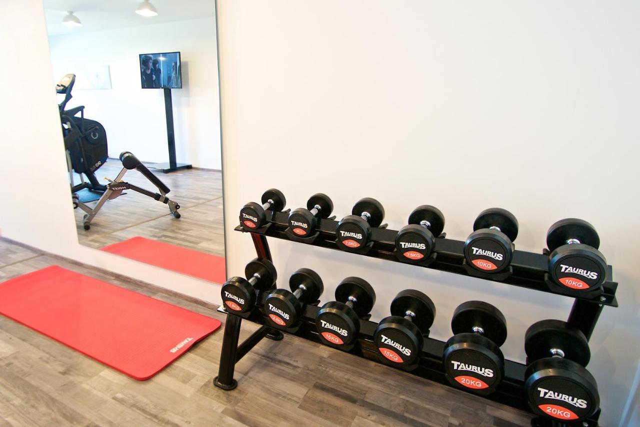 Moenchgut Living & Spa Gager Exterior photo Dumbbell rack