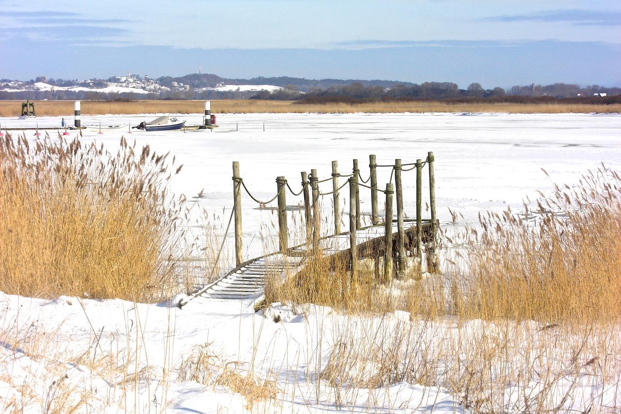 Moenchgut Living & Spa Gager Exterior photo The boardwalk at the marsh
